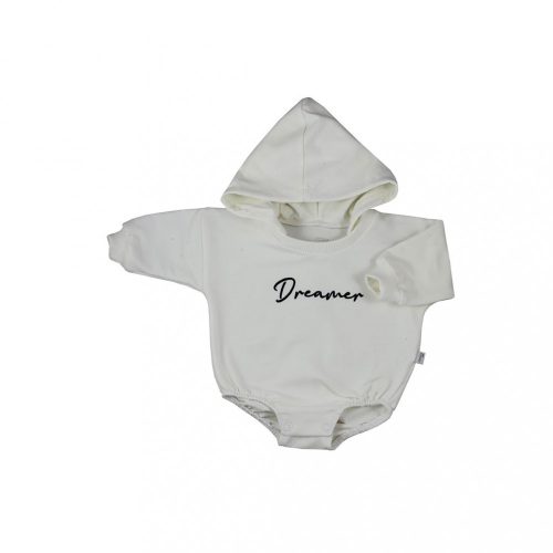 Hosszú ujjú baba body kapucnival baggy Koala Dreamer bézs - 74 (6-9 h)