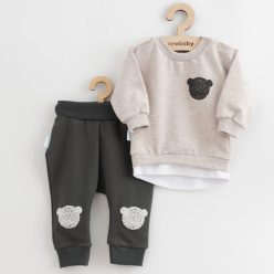   Baba együttes póló és szabadidő nadrág New Baby Brave Bear ABS bézs - 62 (3-6 h)