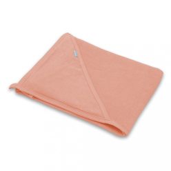   Gyermek frottír törölköző kapucnival New Baby Comfortably 100x100 cm pink