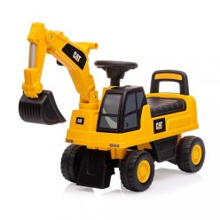   Gyermek zenélő bébitaxi kotró CAT Excavator  Milly Mally sárga