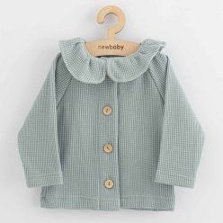   Baba kabátka gombokkal  New Baby Laura Luxury clothing szürke