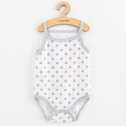   Baba body ujj nélküli New Baby Classic II szürke csillagokat lány