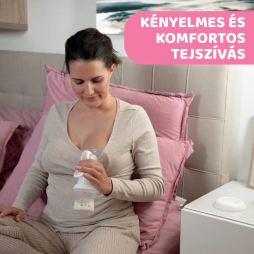 Chicco NaturalFeeling kézi mellszívó NaturalFeeling cumisüveggel használható