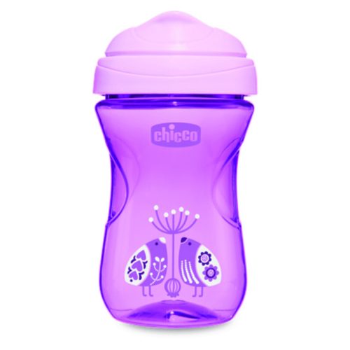 Chicco Easy Cup pohárperemű itatópohár 266 ml rózsaszín