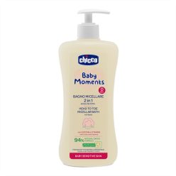   Micellás fürdető 500 ml - sensitive Baby Moments - gyapotmagolaj és E-vitamin