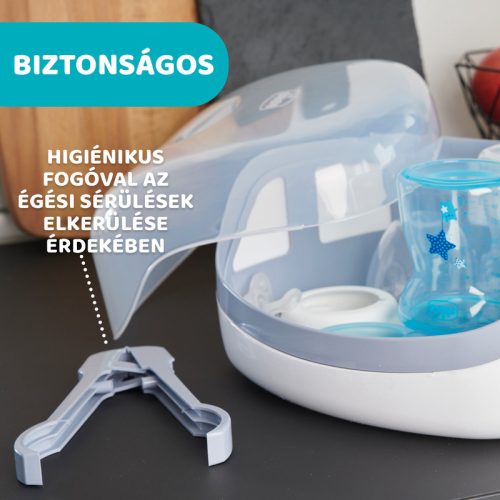 Chicco Sterilizáló mikrohullámú sütőbe 600-1200 Watt, 3-8 perc