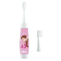   Chicco Fogkefe csereelemes 2 fejjel 3-6 év cserélhető elemes