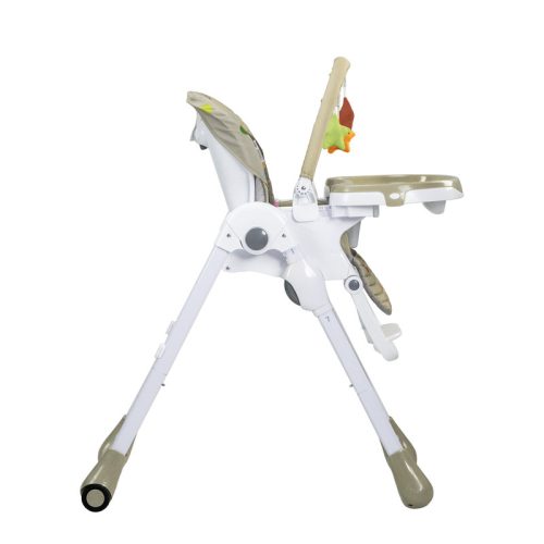 Asalvo Manet etetőszék duplatálcás 6-36 hó kétkerekű, 15 kg-ig