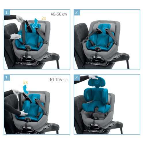 Maxi-Cosi Pearl 360 Pro ülésbetét 40-60 cm babatest mérethez 0-6 hó