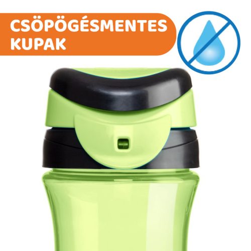 Chicco Kids Travel Cup 350ml pohárperemű itató 2év+ 0% BPA
