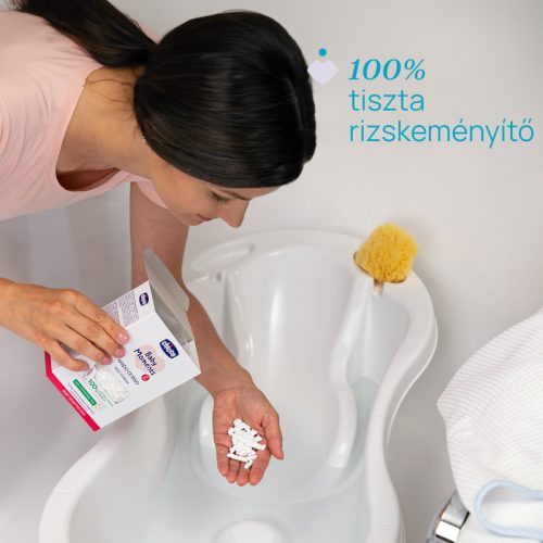Chicco Rizskeményítő fürdető 250 gr - Sensitive Baby Moments 100% természetes formula