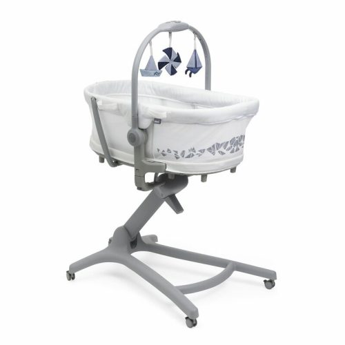 Chicco Baby Hug PRO 5in1 bölcső-etetőszék-szék 0-15 kg , 0-3 év, White Cream