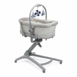   Chicco Baby Hug PRO 5in1 kiságy-etetőszék-szék 0-15 kg , 0-3 év Beige Latte