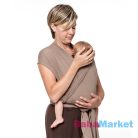 Liliputi babahordozó rugalmas hordozókendő Beige Sand