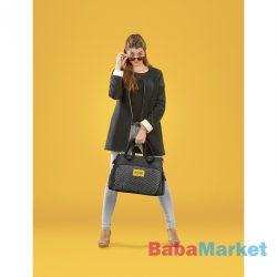 Badabulle - pelenkázó táska - BOHO fekete B043018