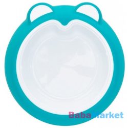 Badabulle tányér csúszásgátlós kék B005209