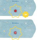 Badabulle csúszásgátló kádba hőmérővel XXL B023014