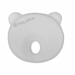   Kikkaboo párna - laposfejűség elleni memóriahabos ergonomikus Airknit  maci szürke