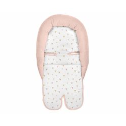   Kikkaboo fejszűkítő autósülésbe memóriahabos pink szívek