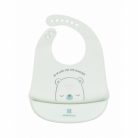 Kikkaboo előke szilikon Bear with Me menta