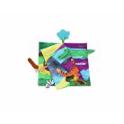 Kikkaboo készségfejlesztő textil könyv és rágóka jungly tails