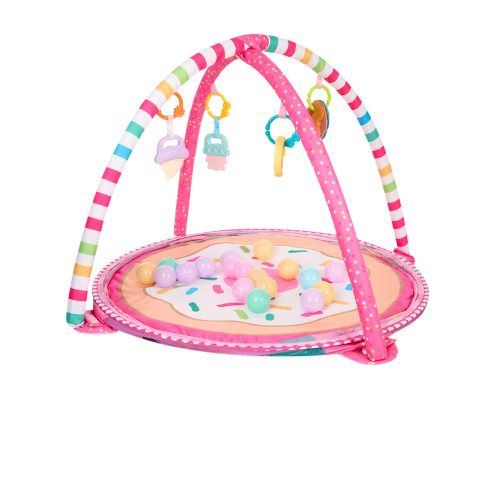 Kikkaboo játszószőnyeg 30 labdával  Marshmallow