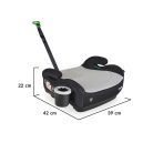 Cangaroo ülésmagasító Swift I-Size pohártartóval, hevederrel 125-150cm szürke