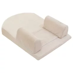   Kikkaboo babapoziciónáló reflux ellen memóriahabos hipoallergén bársony 51x36x15cm  bézs
