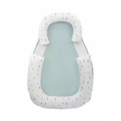   Kikkaboo babapozicionáló memóriahabos hypoallergén legurulás gátlós 60x40x8cm Menta háromszögek