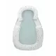 Kikkaboo babapozicionáló memóriahabos hypoallergén legurulás gátlós 60x40x8cm Menta háromszögek