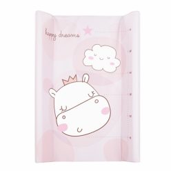   Kikkaboo pelenkázólap - merev 2 oldalú 50x70cm Happy dreams pink