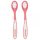 Kikkaboo etetőkanál  hőérzékelős, elasztikus - Boo - 2 db-os csomag, pink