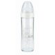NUK New Classic üveg cumisüveg 240 ml, szilikon etetőcumival