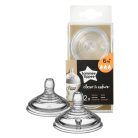 Tommee Tippee CTN Gyors folyású cumisüveg cumi 2 db  