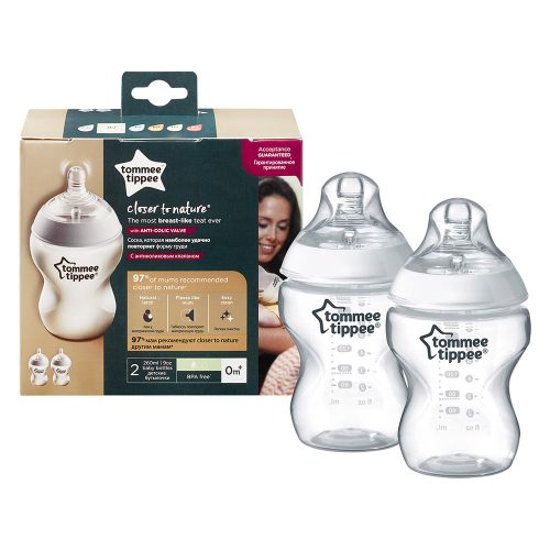 Tommee Tippee CTN BPA-mentes cumisüveg duo 260ml