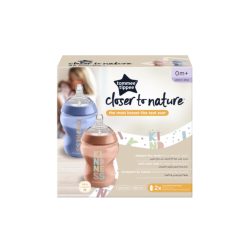 Tommee Tippee cumisüveg - CTN 2 db 260 ml terrakotta, kék