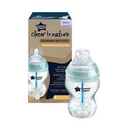 Tommee Tippee Advenced anti colic  cumisüveg 260ml türkiz