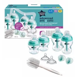   Tommee Tippee cumisüveg Advanced anti colic újszülött kezdő szett türkiz