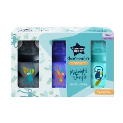   Tommee Tippee cumisüveg - CTN Midnight Jungle 3 db 260 ml kék