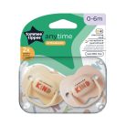 Tommee Tippee Közelebb a természeteshez Anytime játszócumi 0-6hó 2 db