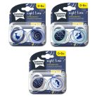Tommee Tippee Közelebb a természeteshez Night játszócumi 0-6hó 2 db