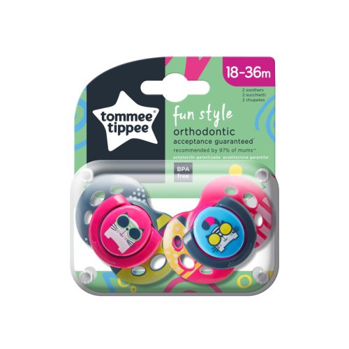 Tommee Tippee játszócumi CTN Fun 2 db 18-36 hó lány