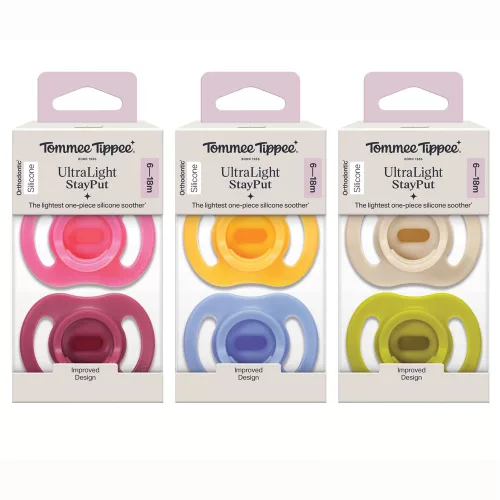 Tommee Tippee játszócumi Ultra Light 2 db 6-18 hó