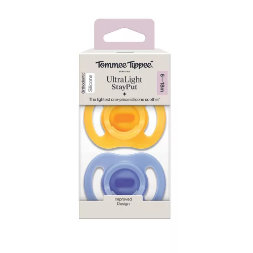 Tommee Tippee játszócumi Ultra Light 2 db 6-18 hó
