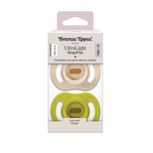 Tommee Tippee játszócumi Ultra Light 2 db 6-18 hó