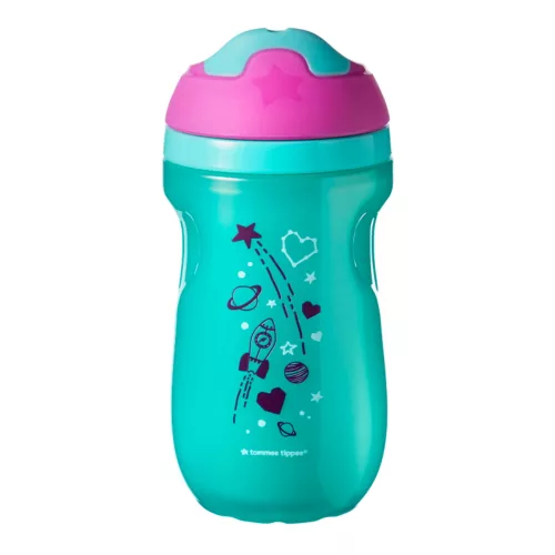 Tommee Tippee itatópohár - Sippe Cup csőrös hőtartó 260 ml lányos