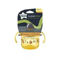   Tommee Tippee itatópohár - Superstar Weaning Sippee Cup csőrös 190ml 4hó sárga