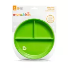 Munchkin tányér háromrekeszes tapadó aljú Stay Put 6hó