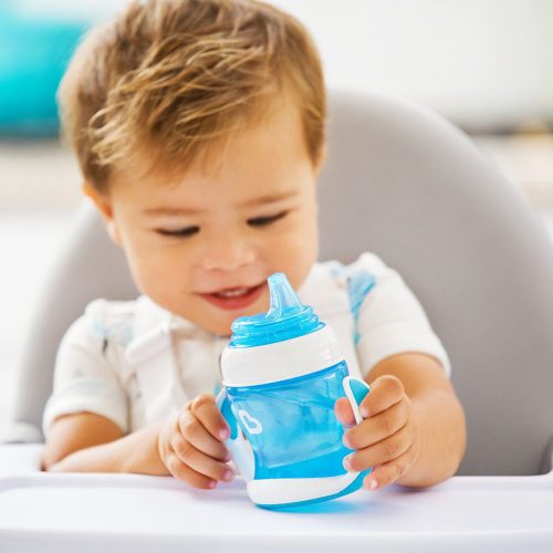 Munchkin tanulópohár Gentle 118ml 4hó kék