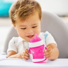 Munchkin tanulópohár Gentle 118ml 4hó rózsaszín